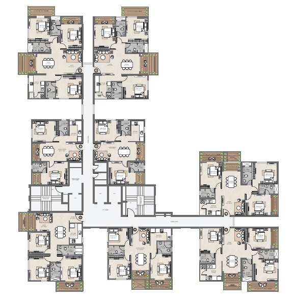Tower 2A Typical Floor Plan